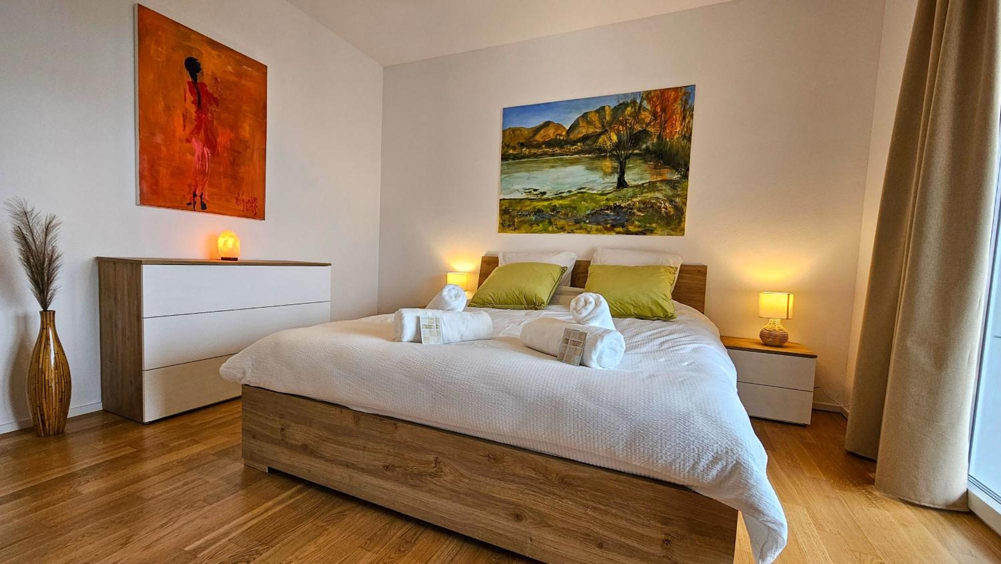 Bellavista Apartment With Free Parking 盧加諾 外观 照片