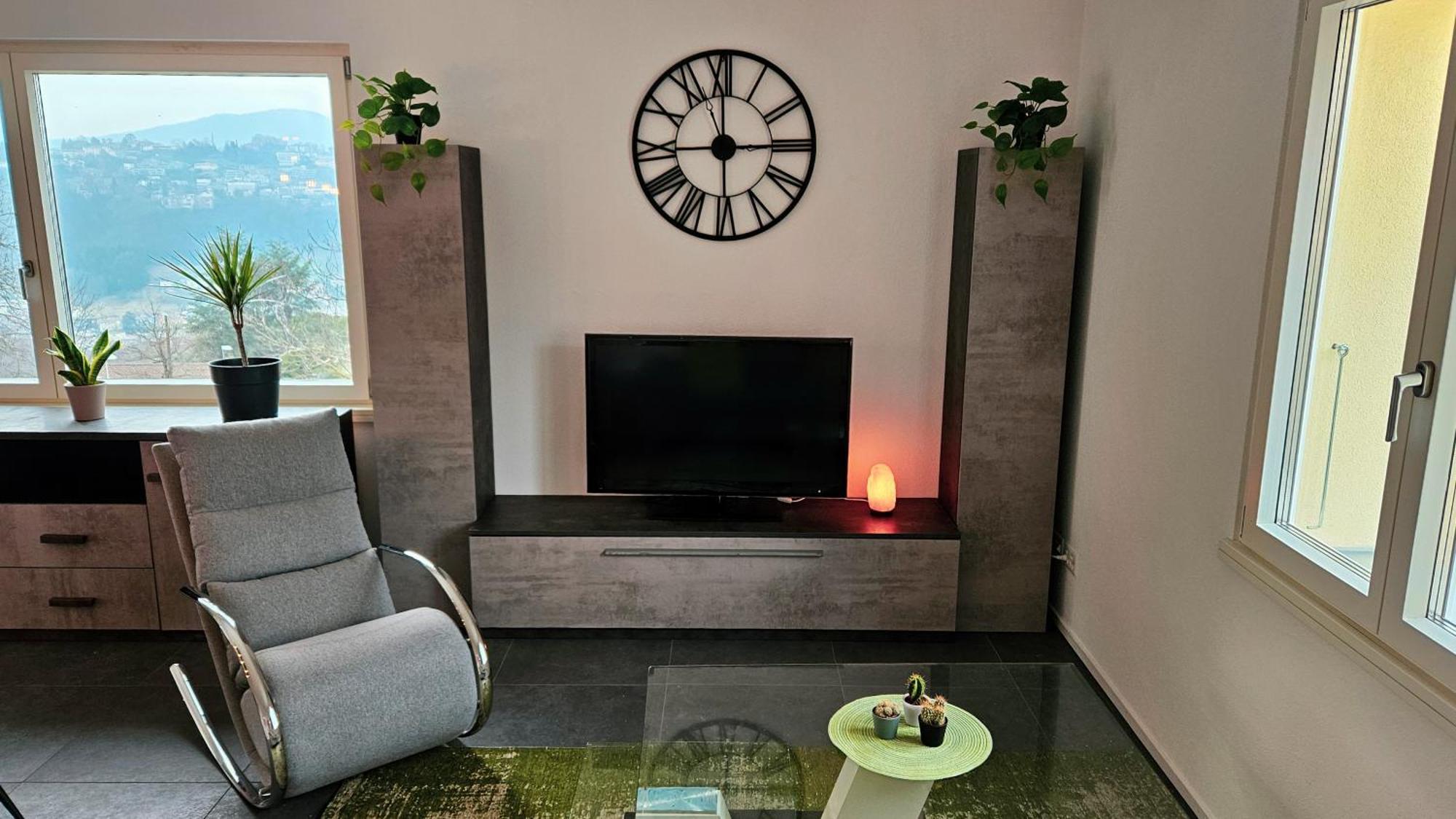 Bellavista Apartment With Free Parking 盧加諾 外观 照片